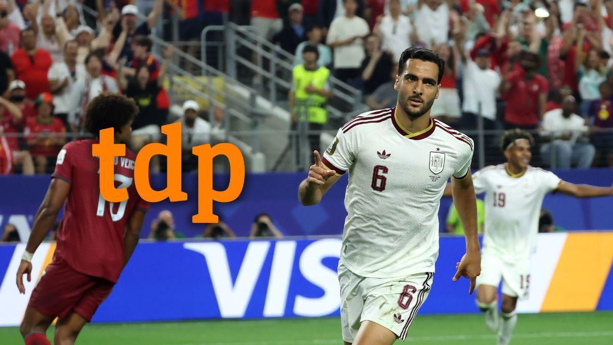 Merino celebrando el gol que clasificó anoche a España para cuartos de final