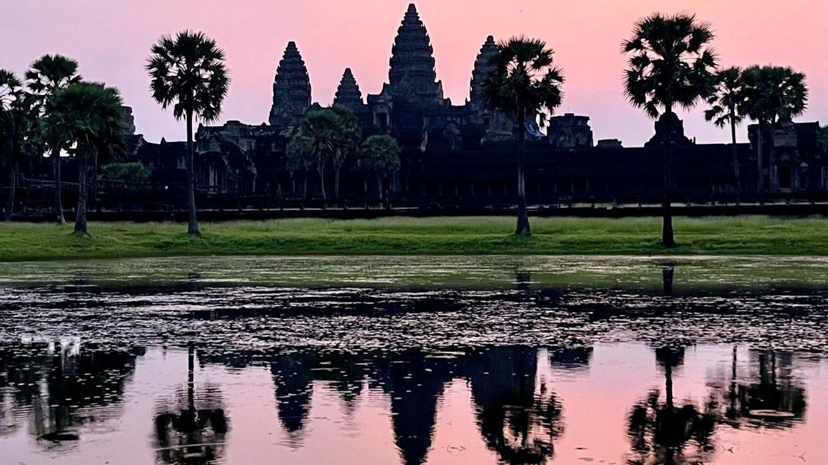 Una mirada al amanecer del Angkor Wat