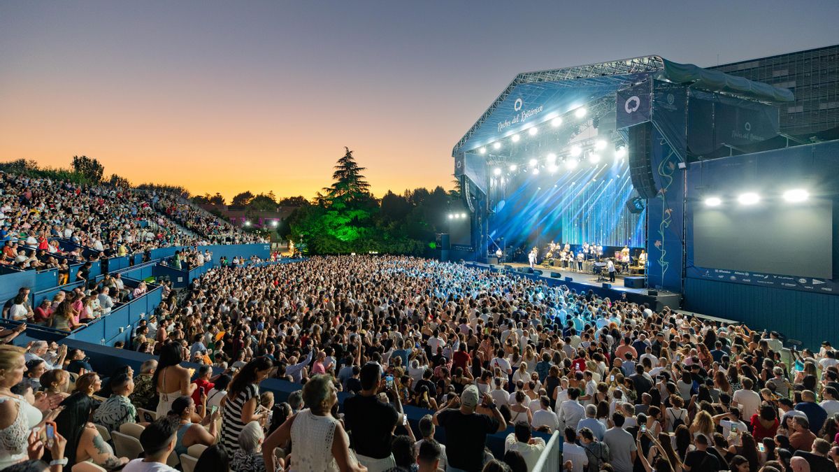 El festival Noches del Botánico en una edición anterior