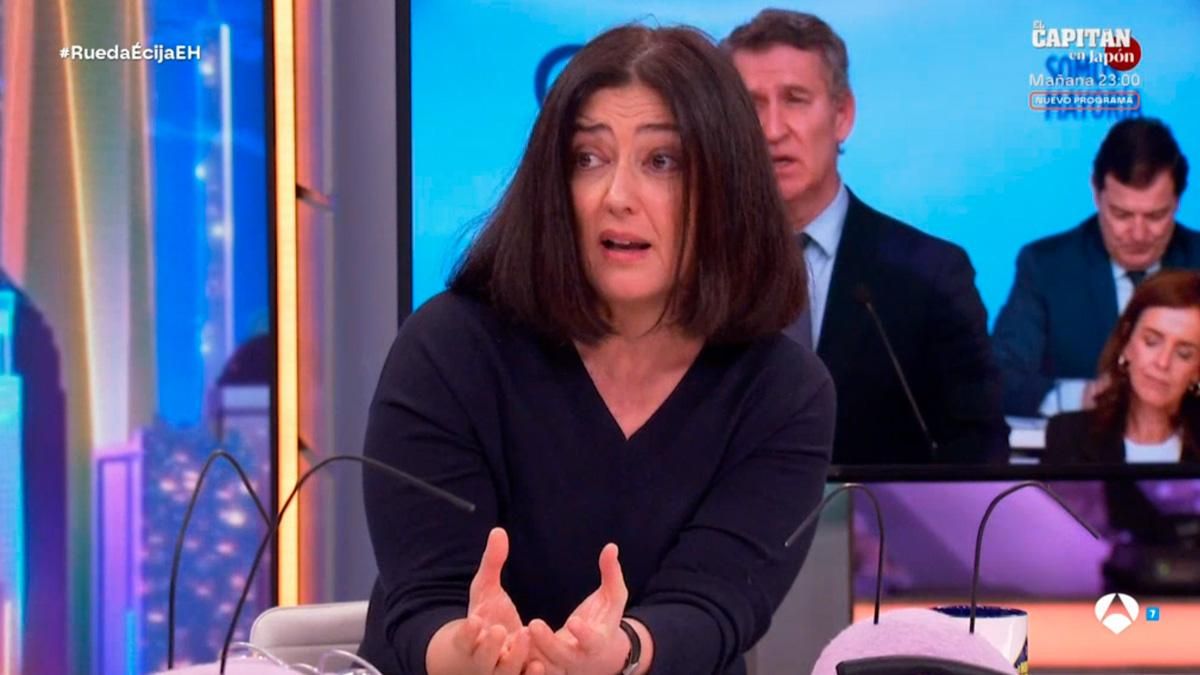 Rosa Belmonte se disculpa tras su ataque machista a Sarah Santaolalla en 'El Hormiguero': "Fue espontáneo"