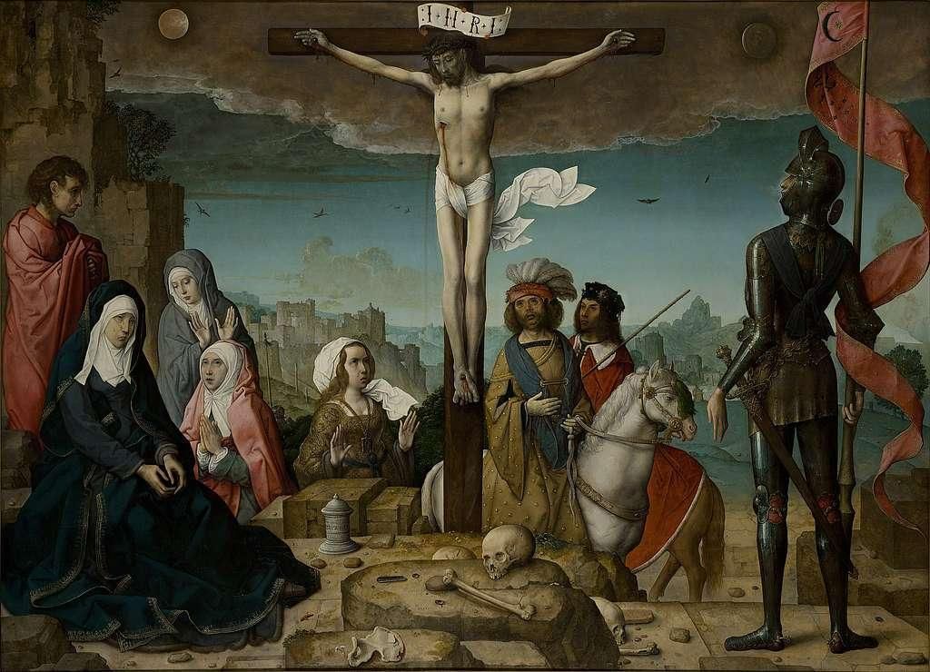 la crucifixion by juan de flandes from prado