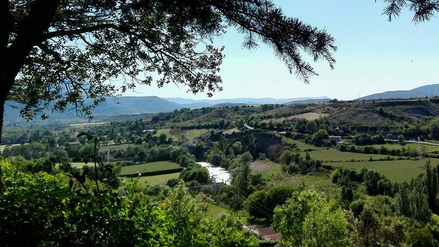 Zona del término municipal de Jaca que atravesaría la variante.
