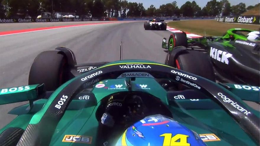 El GP de España de Fórmula 1 (14.9%) supera en Telecinco los datos de 2024 pese a las dificultades de Alonso y Sáinz