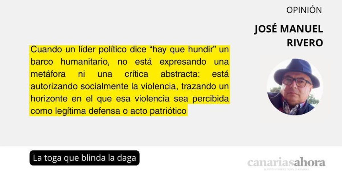 La toga que blinda la daga