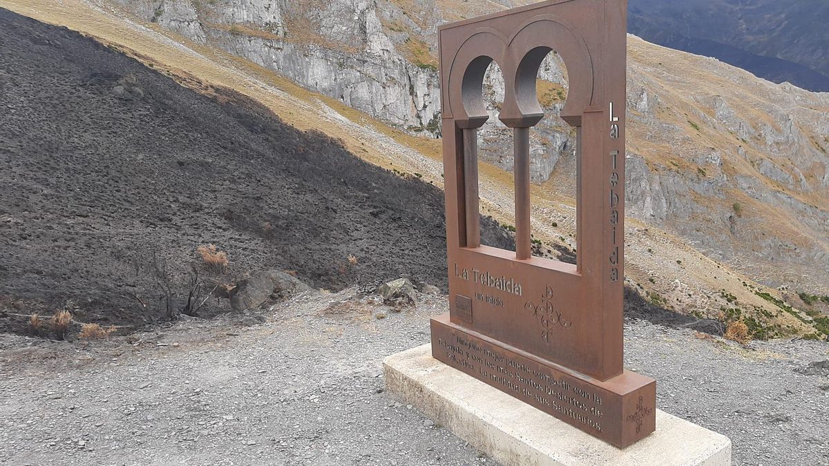 La Tebaida Berciana, calcinada.