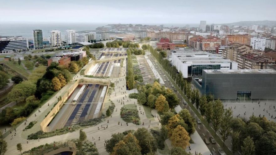La estación intermodal de Gijón sigue en el limbo al no contar con una estimación de costes concreta