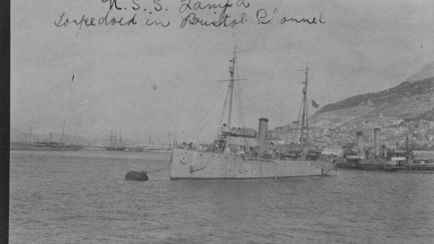Encuentran frente a Inglaterra el buque Tampa, la mayor pérdida naval de EEUU en la Primera Guerra Mundial