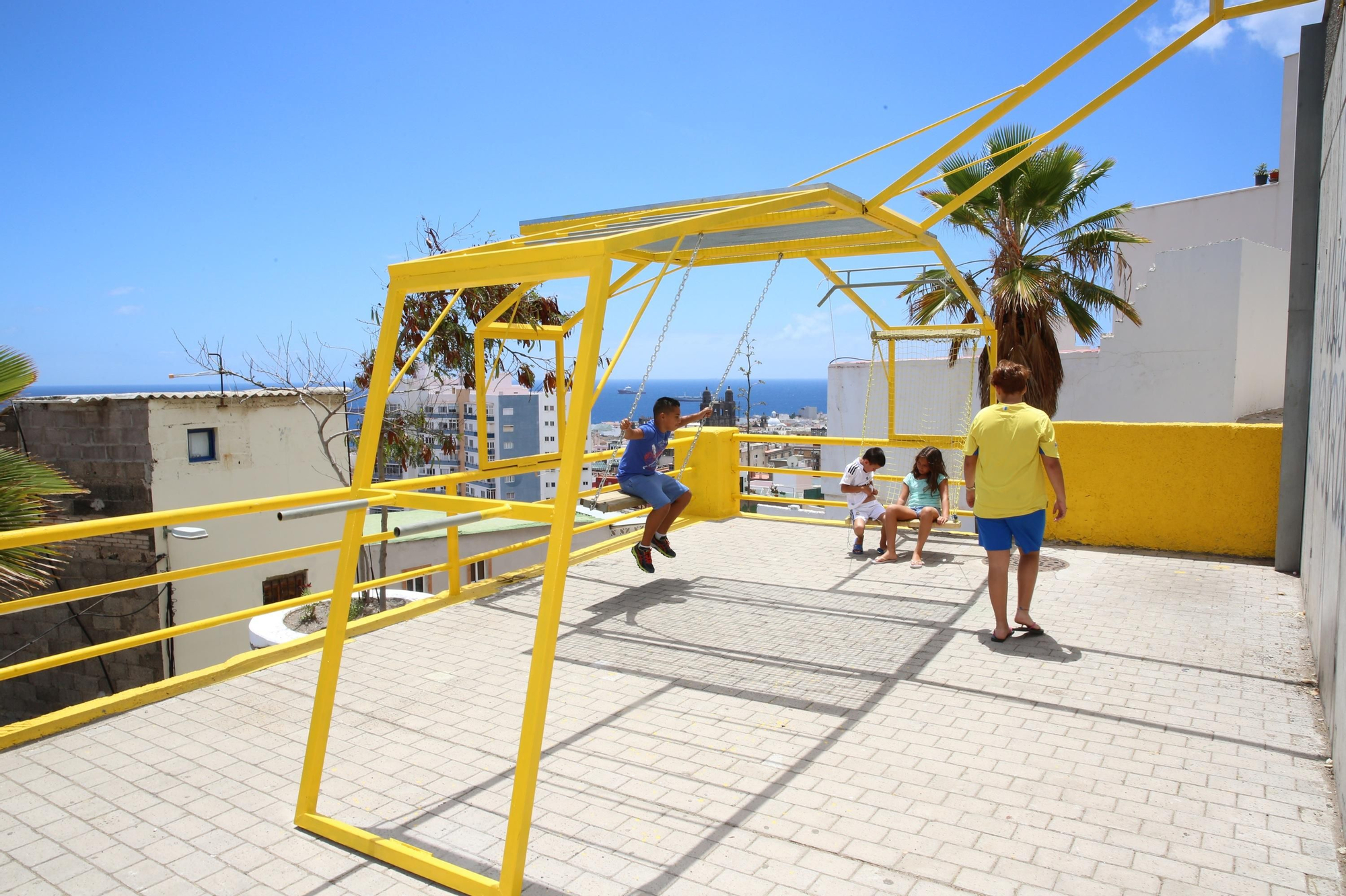 Actuación en el Risco de San Nicolás tras el encuentro Arquitectura Colectivas