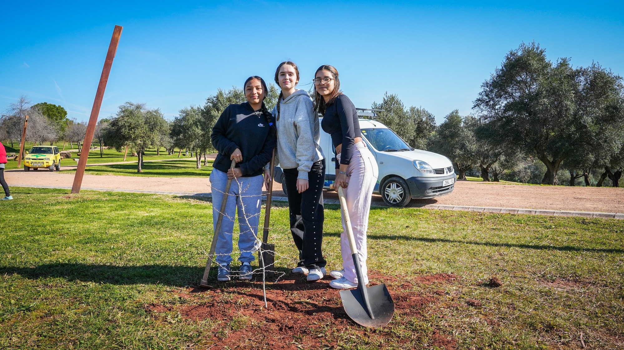 Primera plantación de EnArbolando Córdoba en La Asomadilla
