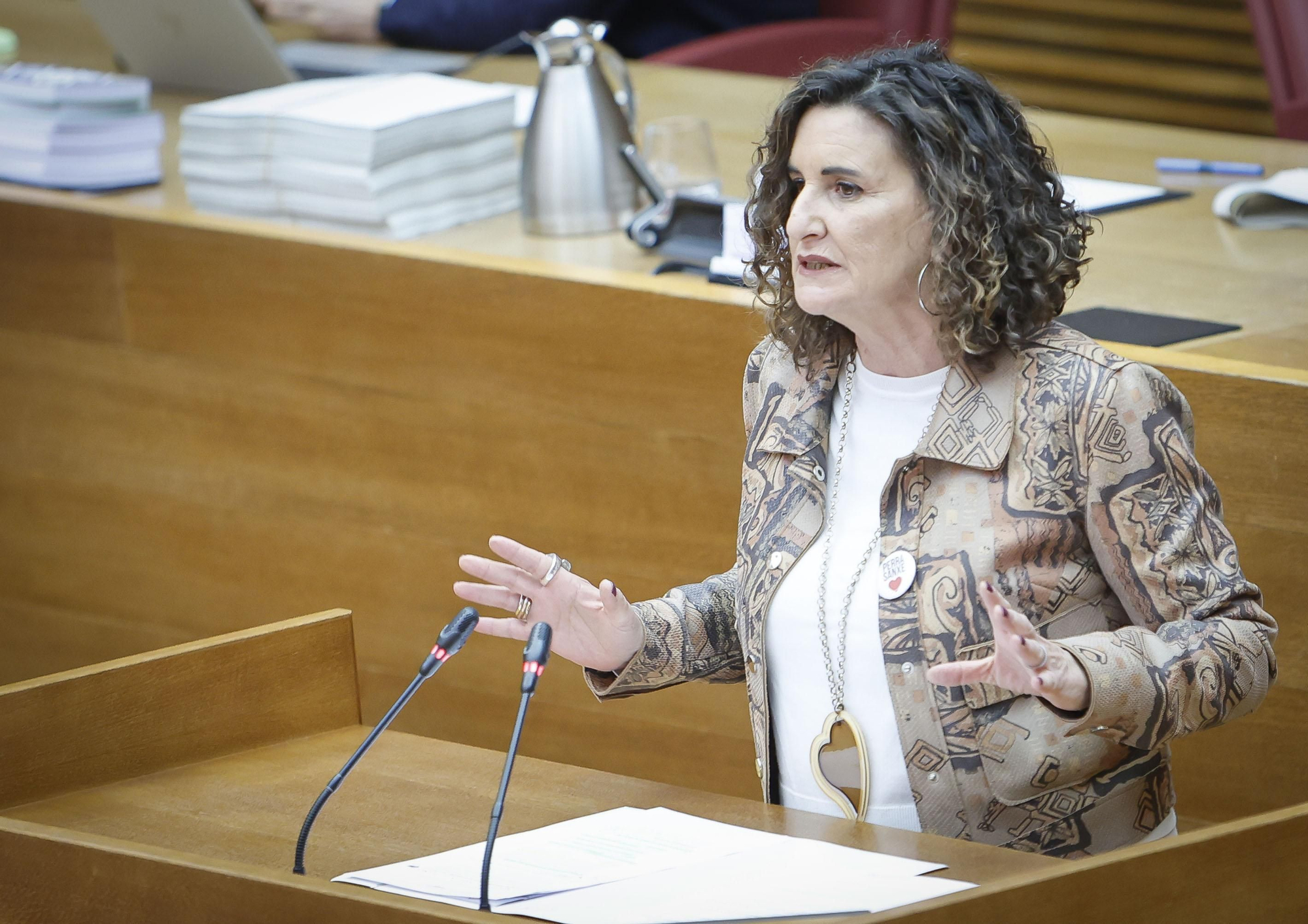 La diputada socialista Mercedes Caballero.