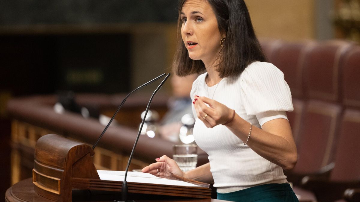 Archivo - La secretaria de Podemos, Ione Belarra