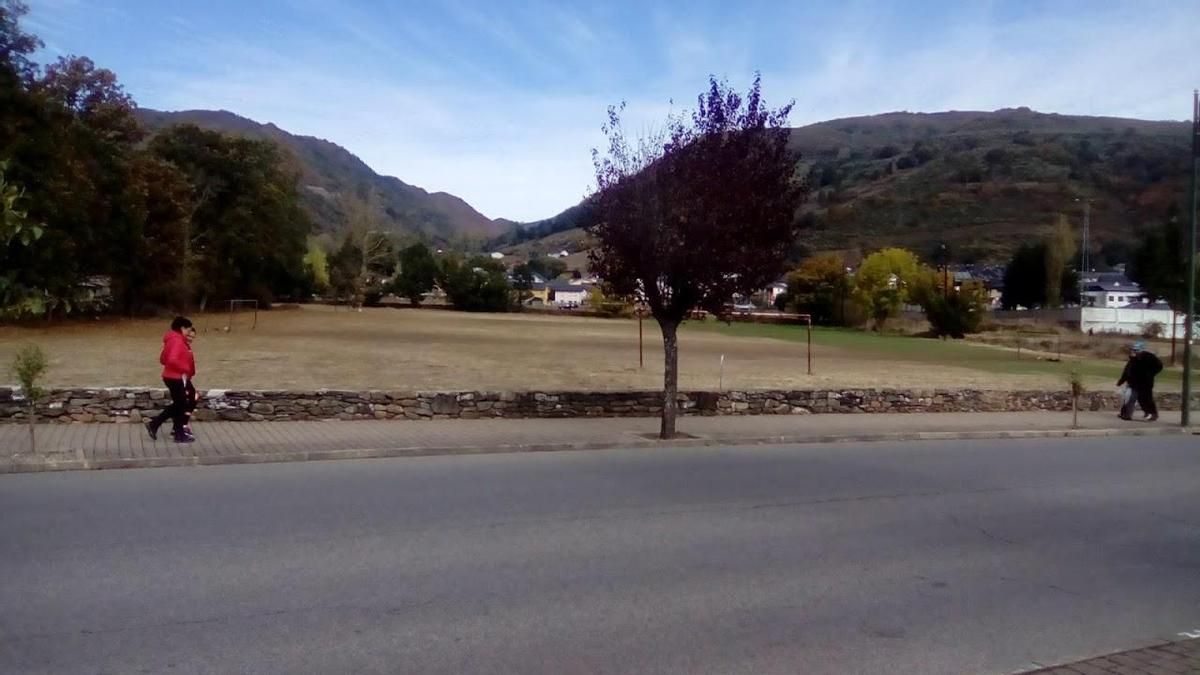 Entorno de la Avenida del Bierzo en Villablino.