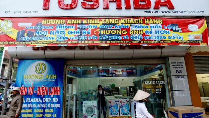 Toshiba suspende sus envíos de componentes a Huawei