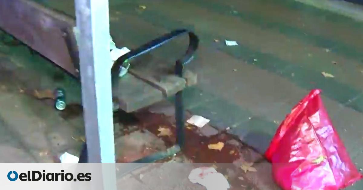 Apuñalan en el cuello a un hombre mientras estaba sentado en un banco cercano a las obras de Metro de Delicias