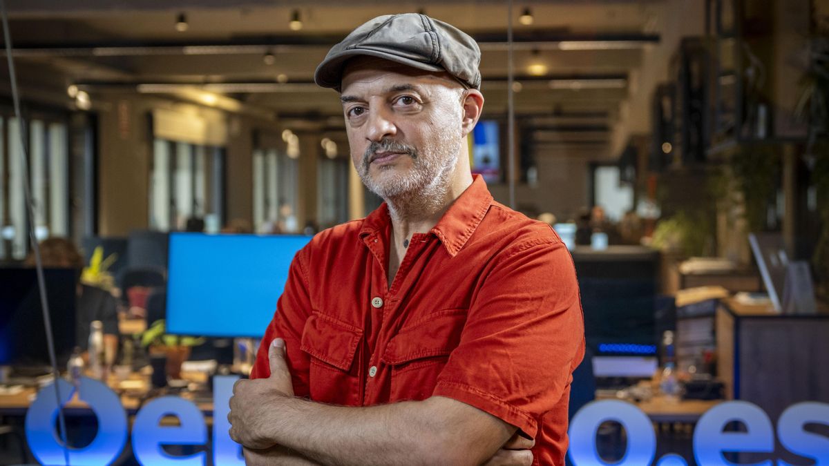 Bruno Galindo, en la redacción de elDiario.es