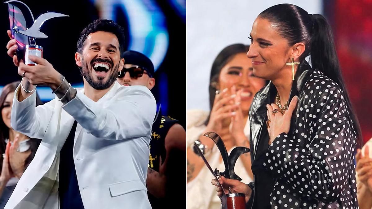 Antoñito Molina y María Peláe, en el Festival de Viña del Mar