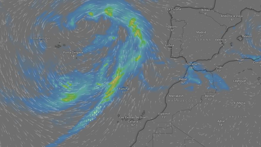 Predicción especial de Aemet para Fin de Año y Reyes en Canarias, con la borrasca Francis como protagonista