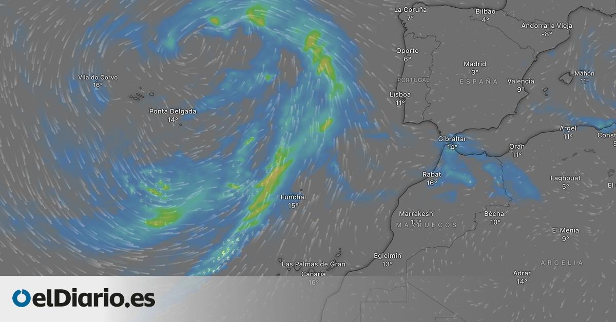 Predicción especial de Aemet para Fin de Año y Reyes en Canarias, con la borrasca Francis como protagonista