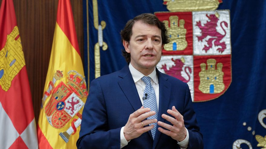 El presidente de la Junta de Castilla y León, Alfonso Fernández Mañueco.