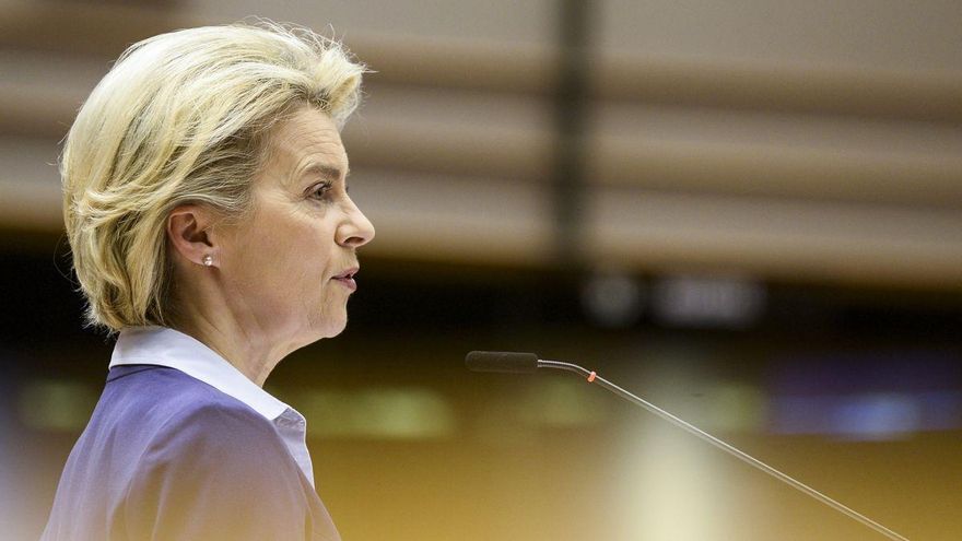 La presidenta de la Comisión Europea (CE), Ursula von der Leyen.