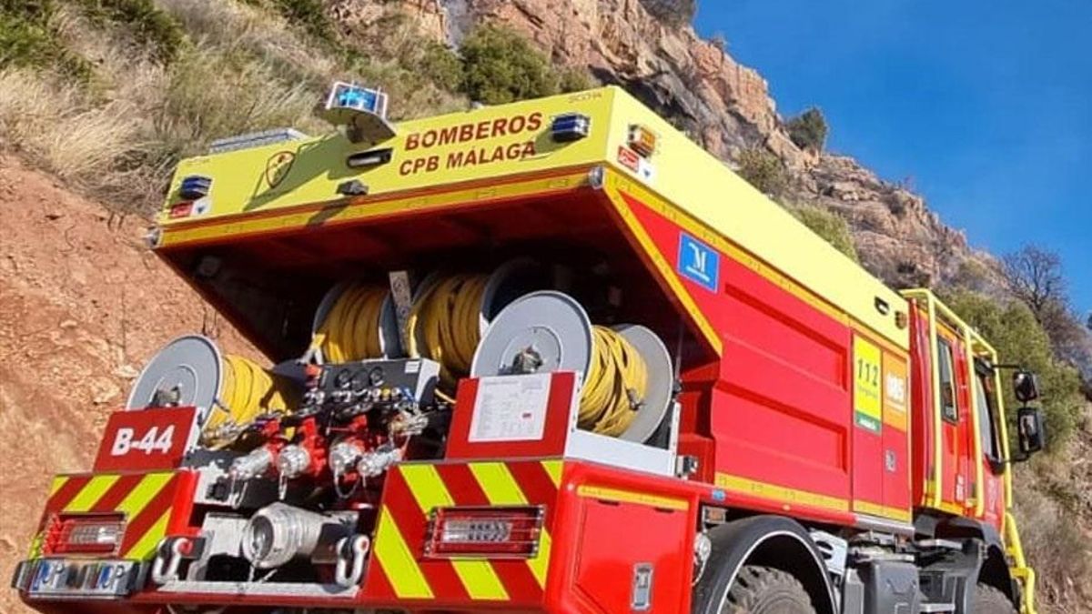 Archivo - (Foto de ARCHIVO) Vehículo del Consorcio Provincial de Bomberos (CPB) de Málaga.