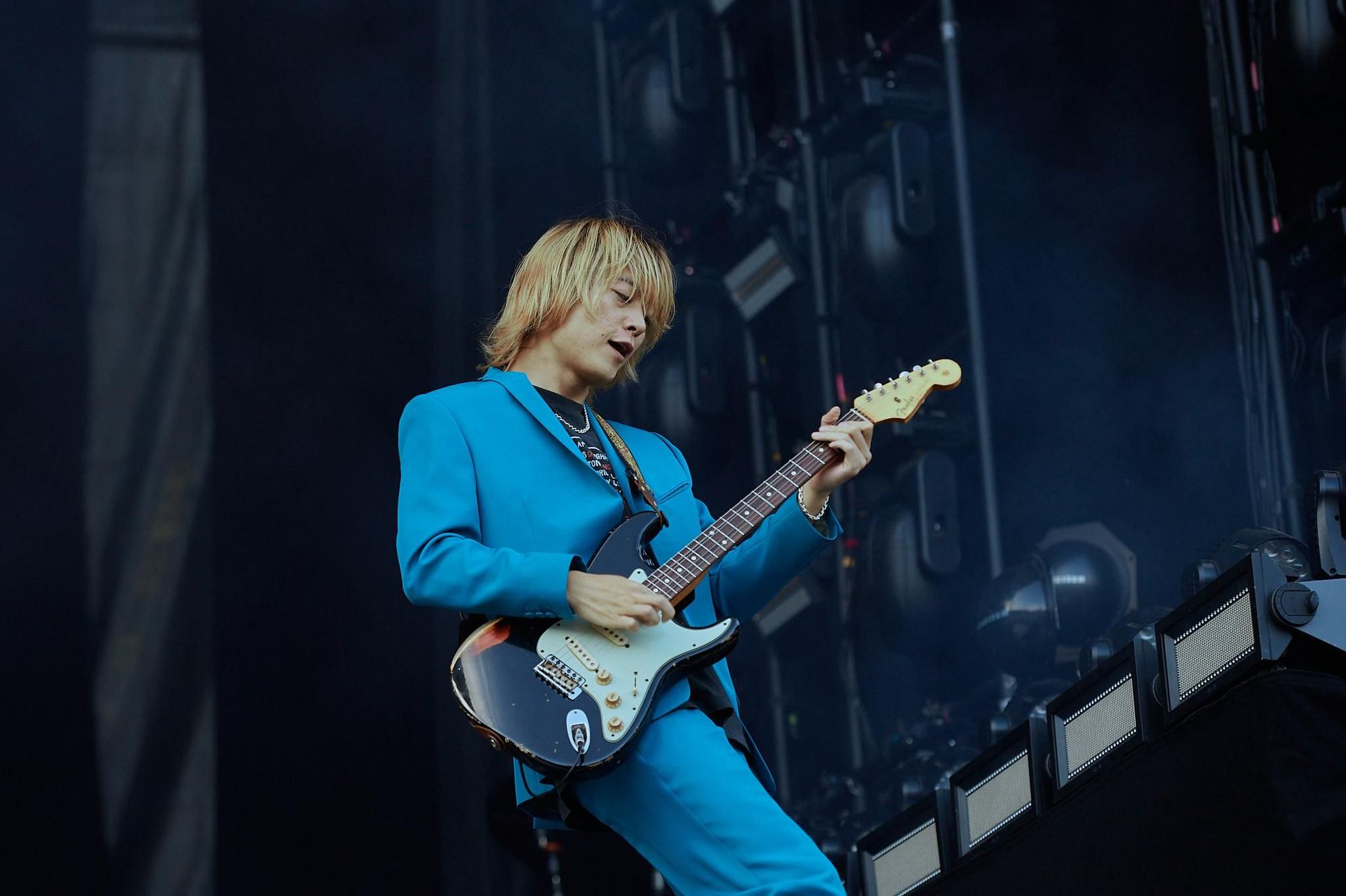 La estética y el sonido de One Ok Rock sorprendió a los primeros asistentes que accedieron al recinto.