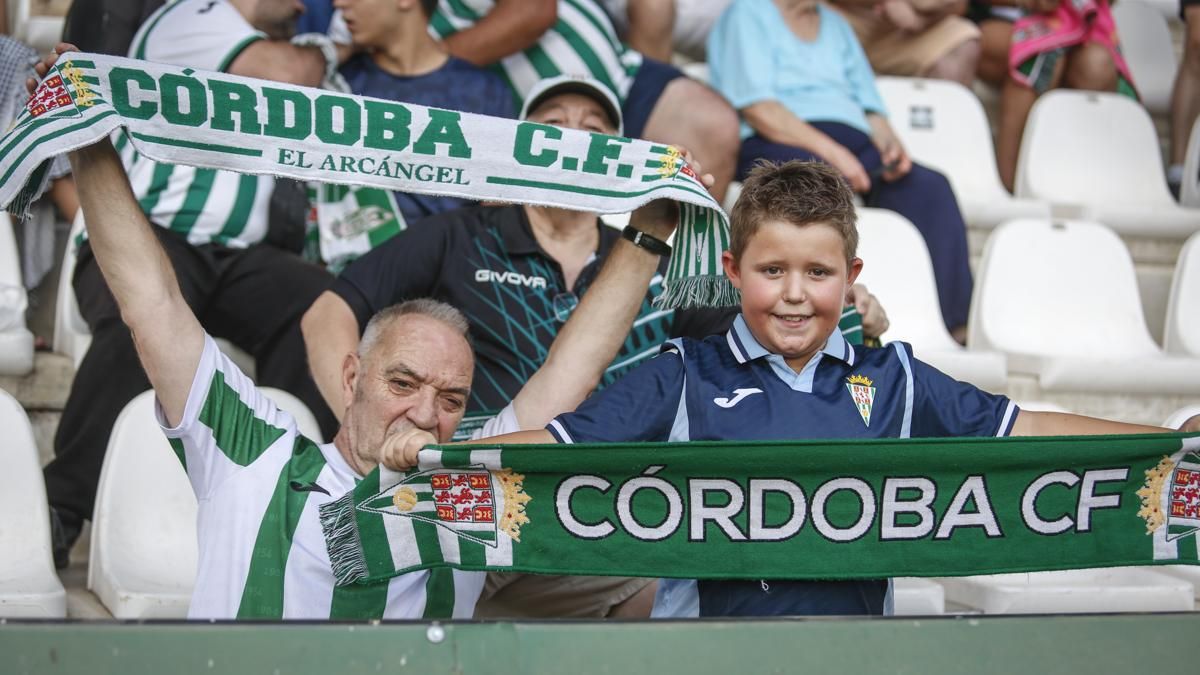 Grada Blanquiverde del Cordoba CF - Sevilla FC