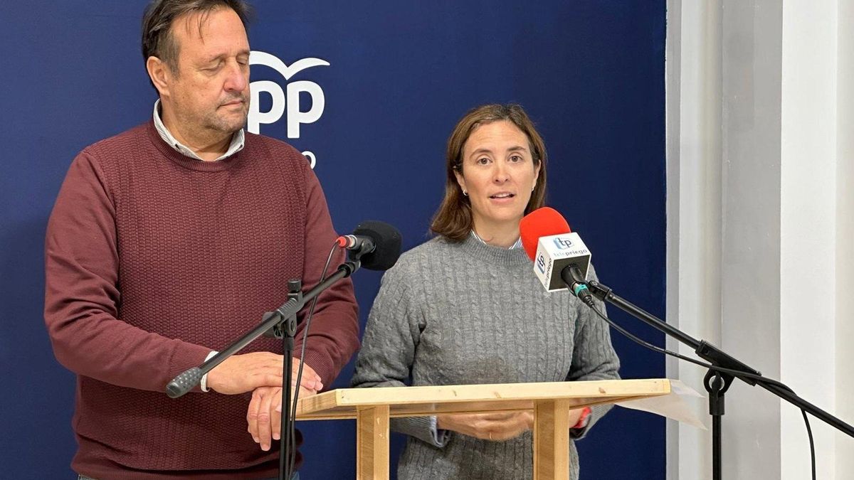 La senadora del PP de Córdoba, Cristina Casanueva, en Priego de Córdoba