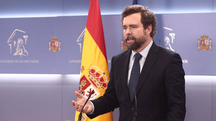 El portavoz de Vox en el Congreso, Iván Espinosa de los Monteros