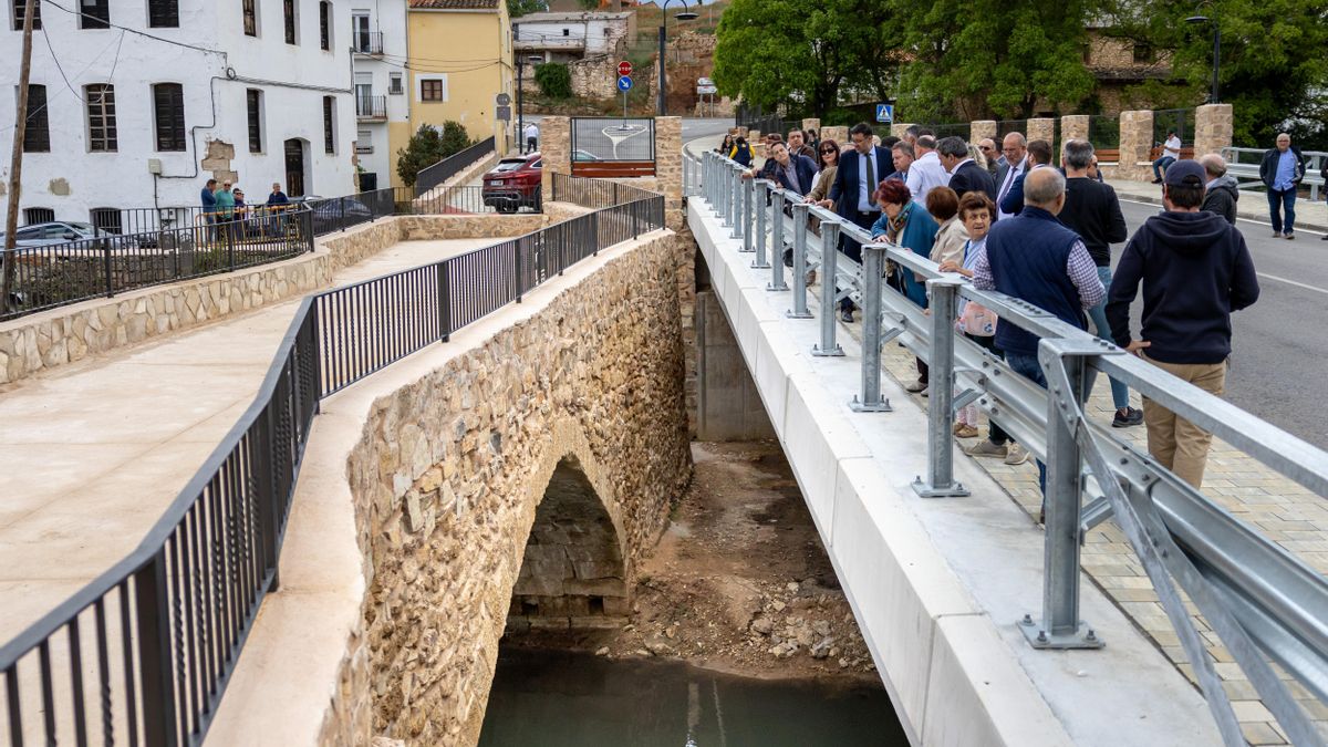 Finalizan la construcción del puente de Landete, en Cuenca, que fue destruido por la dana de 2024