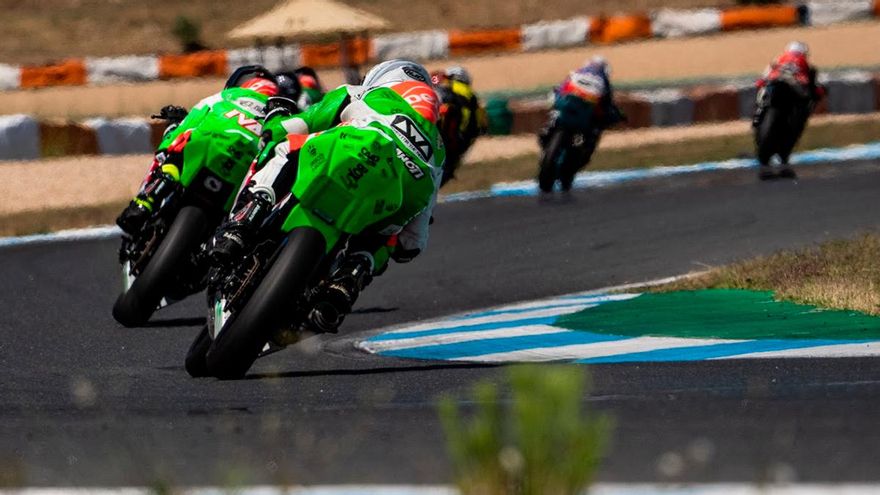 Iván Muñoz e Iván Bolaño en acción