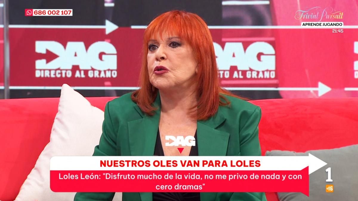 Loles León planta cara a Vox por sus amenazas contra RTVE: "Que vengan, que vengan. Los recibiremos"