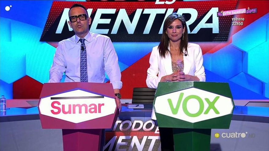 'Todo es mentira' ofrece un debate 'cara a cara' a Yolanda Díaz y Santiago Abascal, "los decisivos" para el 23J