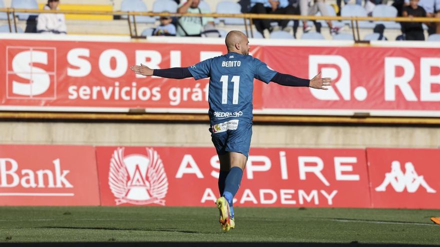 Sergio Benito, en la rampa de salida del Córdoba CF