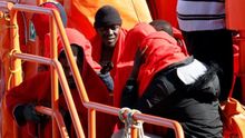 Inmigrantes rescatados en el mar (archivo).