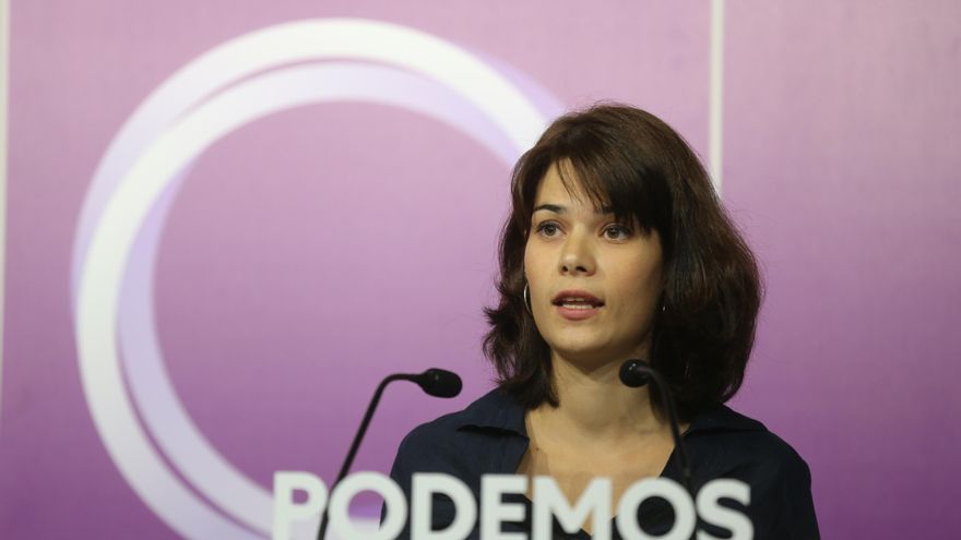 La portavoz de Podemos, Isa Serra