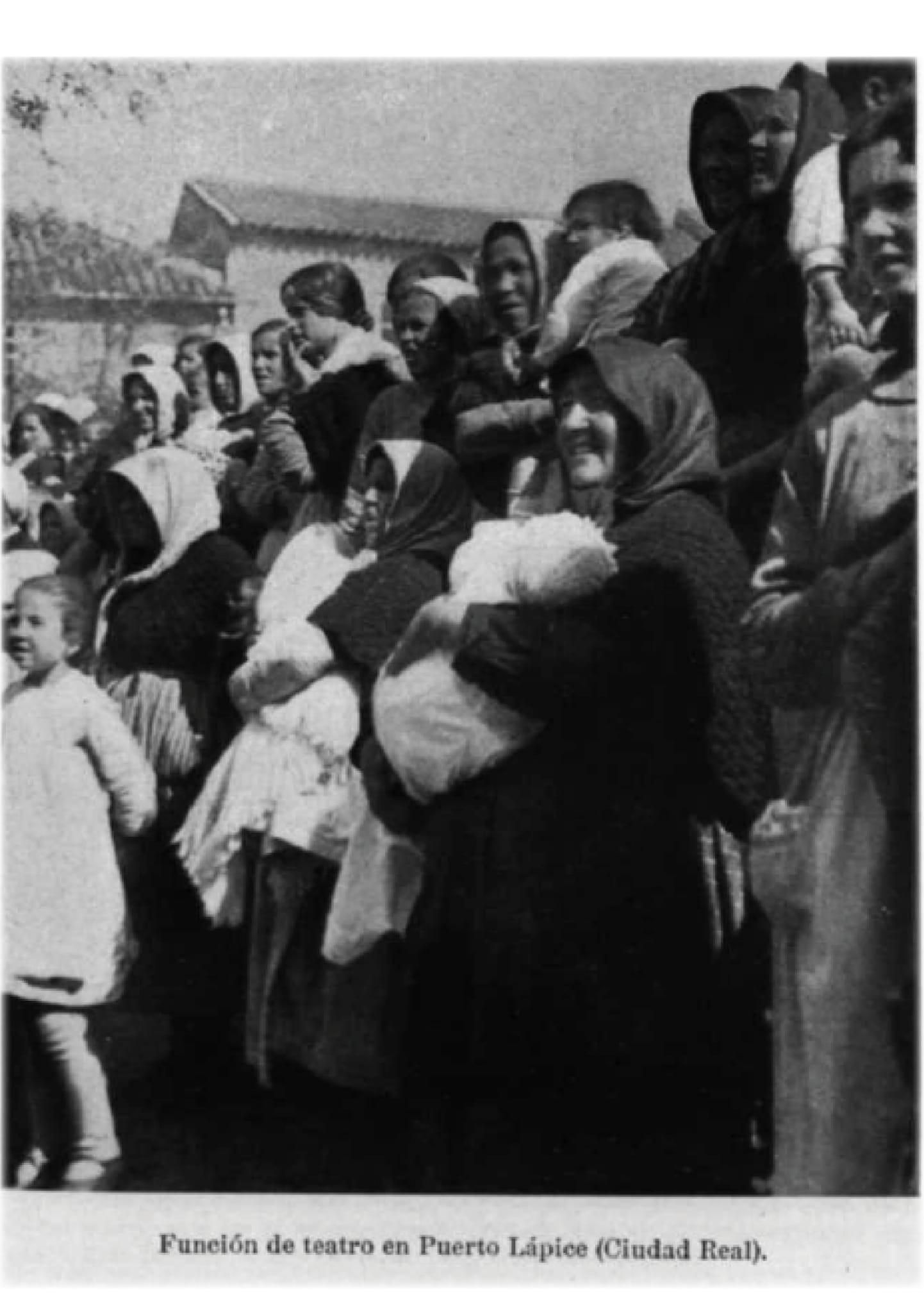 Función de teatro en Puerto Lápice (Ciudad Real)