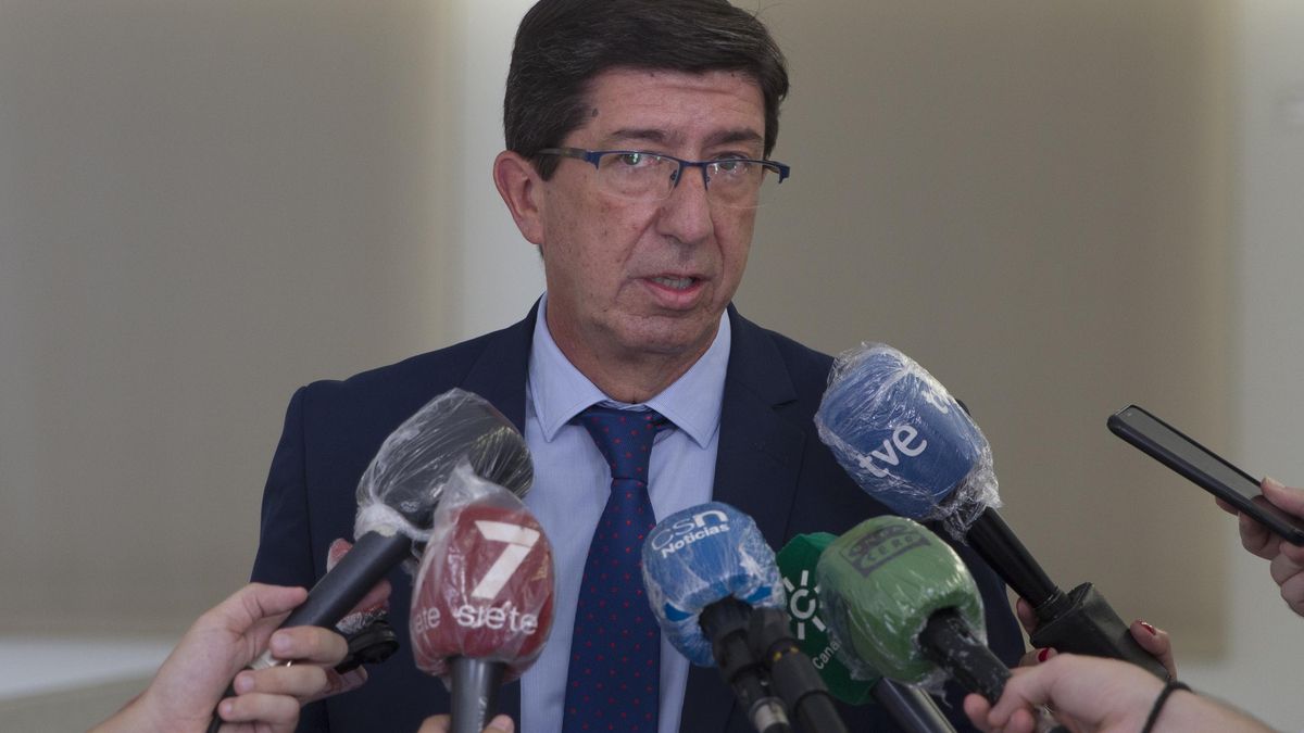 El vicepresidente de la Junta de Andalucía y consejero de Turismo, Regeneración, Justicia y Administración Local, Juan Marín