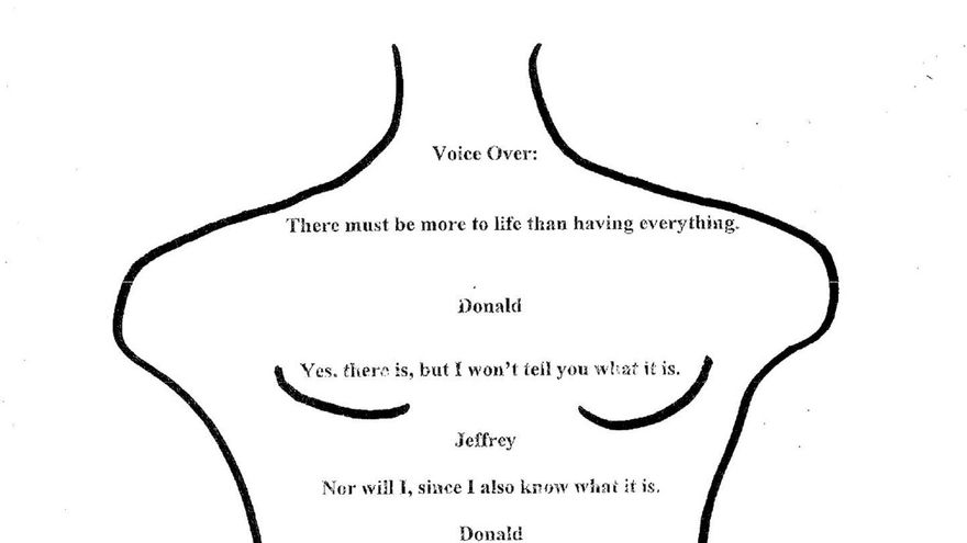 El Congreso obtiene dibujo que supuestamente Trump le regaló a Epstein por su cumpleaños