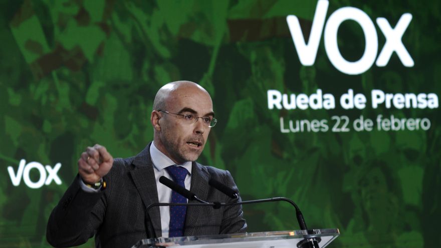 El vicepresidente de Acción Política y eurodiputado de Vox, Jorge Buxadé