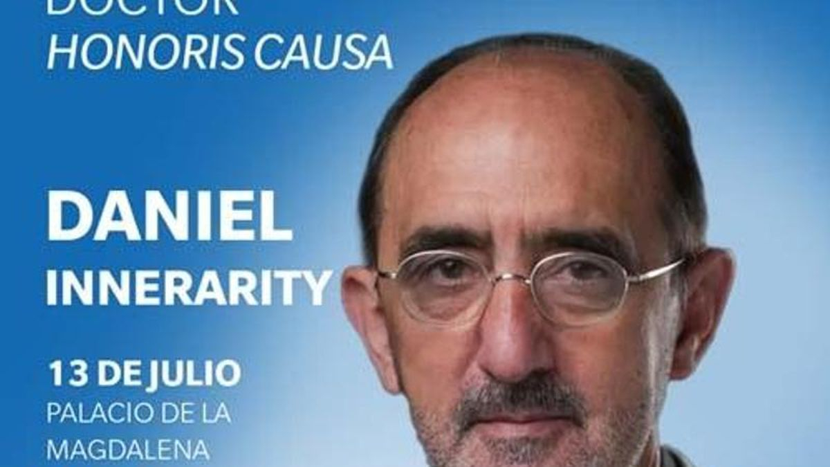 El catedrático de Filosofía Daniel Inneratity será investido este lunes doctor honoris causa por la UIMP