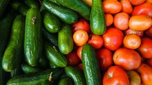Pepinos y tomates