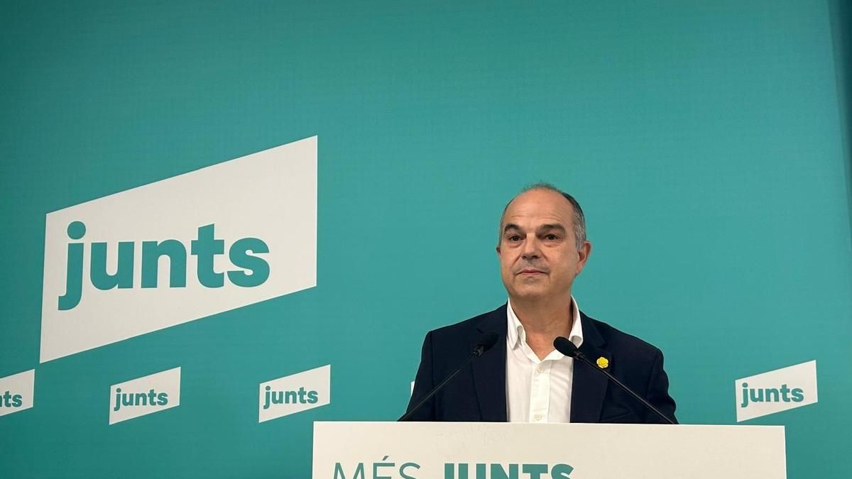 Turull descarta que Junts invista a Sánchez tras el 29N: "Hemos salido escarmentados"