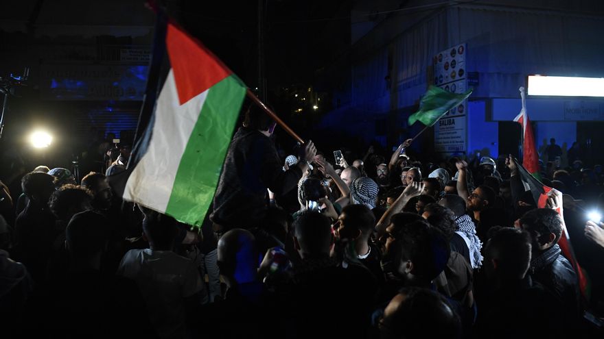 Protesta frente a la Embajada de EE.UU. en Líbano. EFE/EPA/ABBAS SALMAN