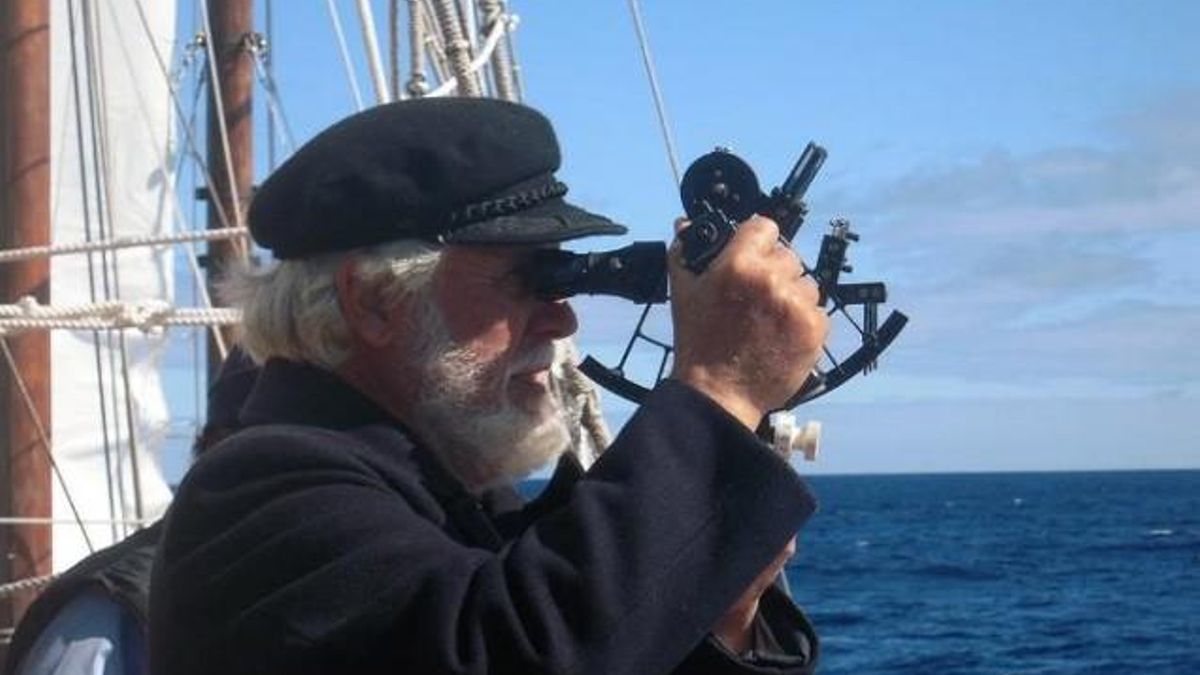 El navegante cántabro Vital Alsar.