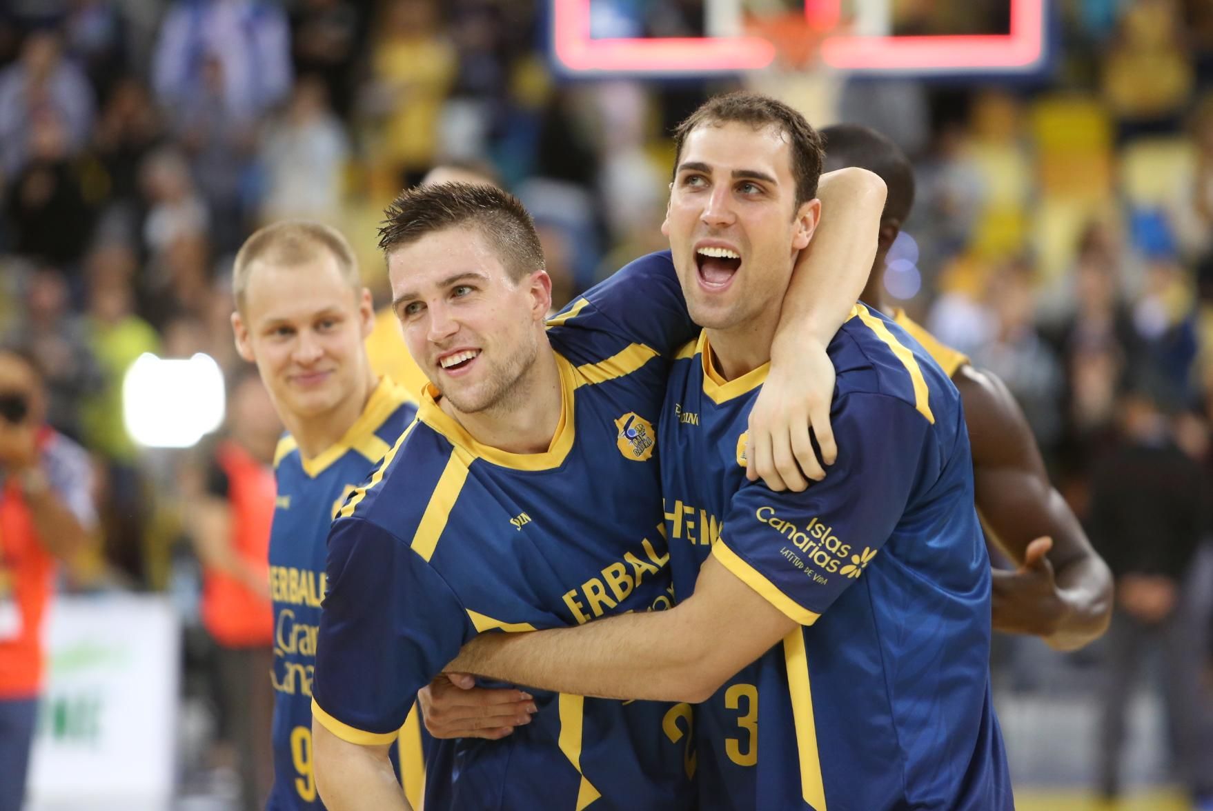 Partido entre el Herbalife Gran Canaria y el Dominion Bilbao Basket en el Gran Canaria Arena. (Alejandro Ramos).