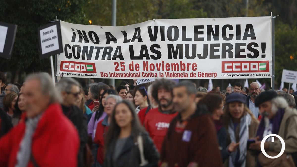 Manifestación contra la violencia machista 25N