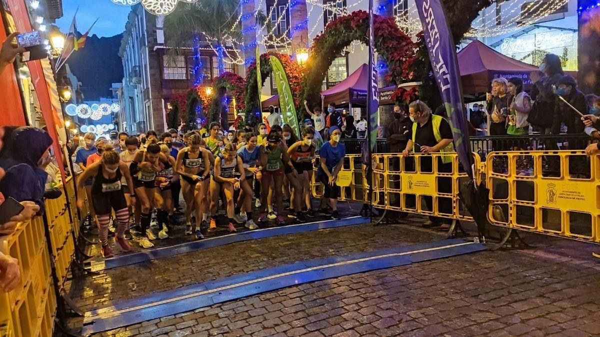 Santa Cruz de La Palma celebra la 49ª edición del Cross de Navidad con 800 participantes
