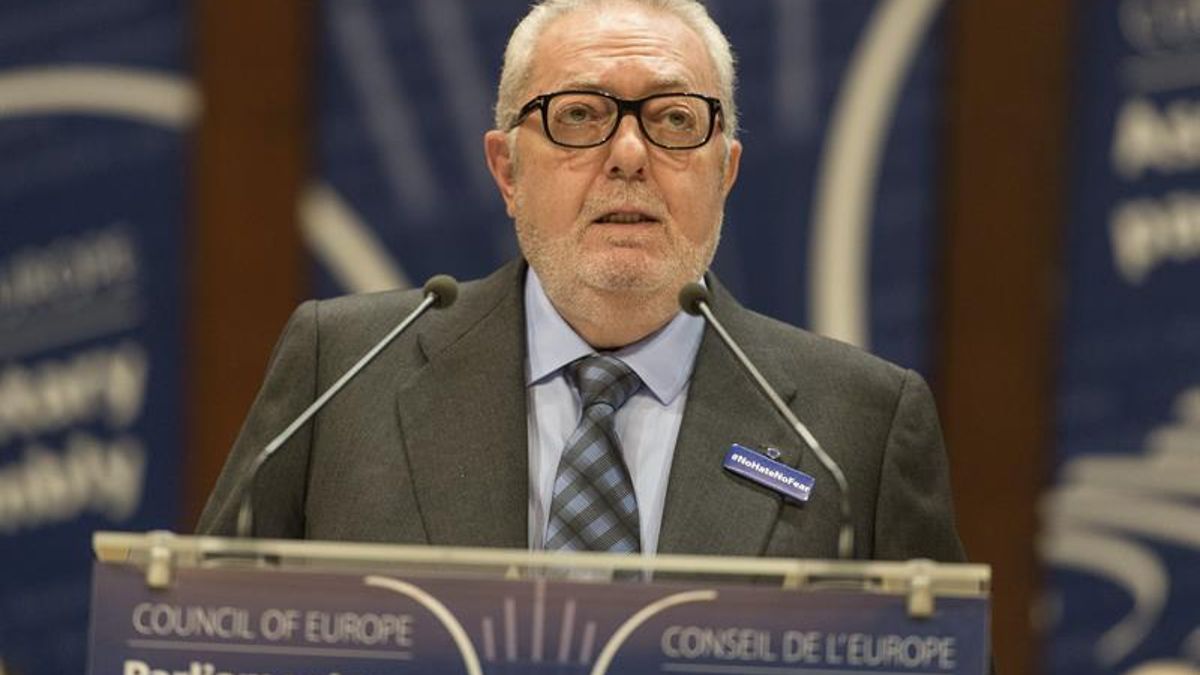 El presidente de la asamblea parlamentaria del Consejo de Europa, Pedro Agramunt.