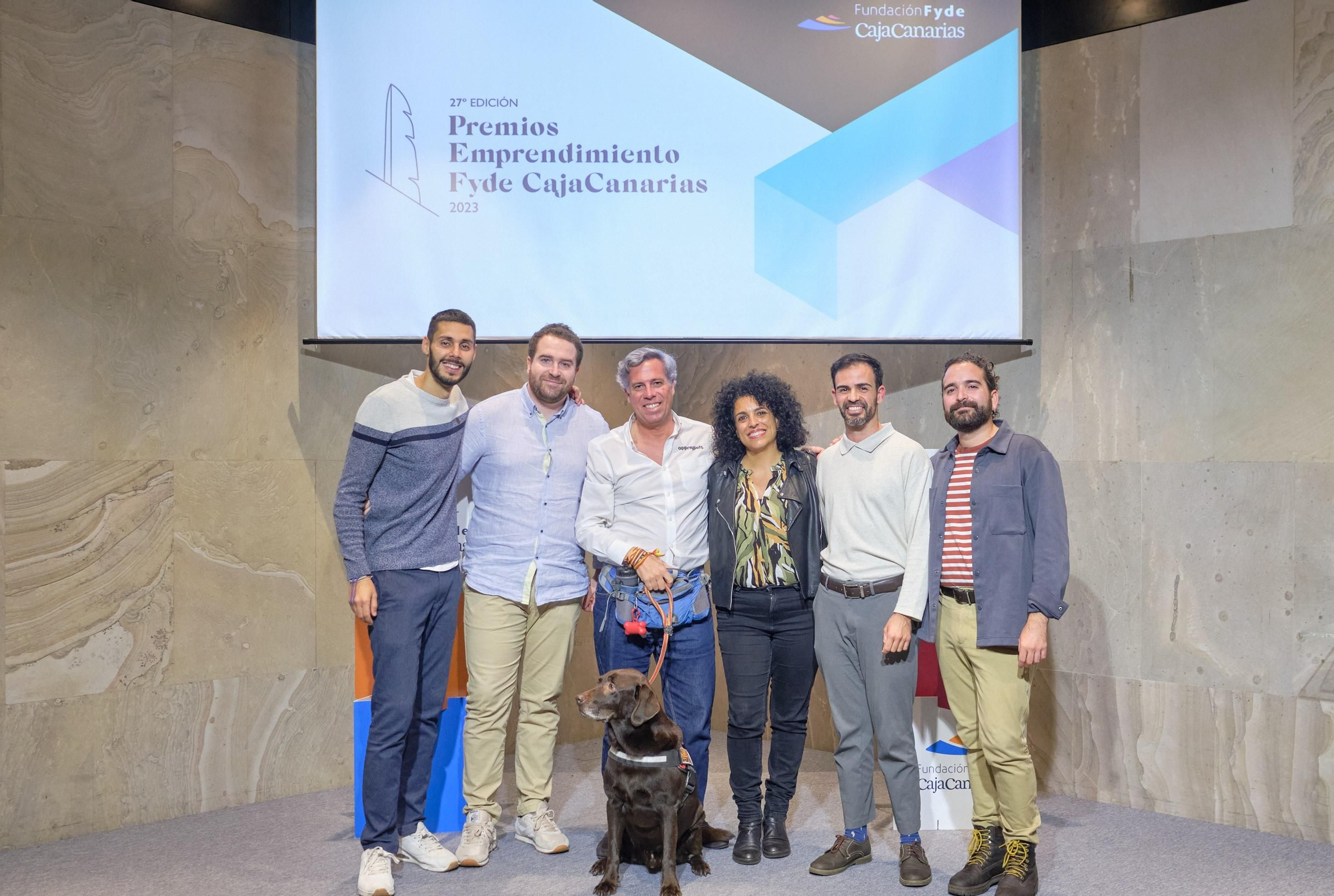 Finalistas de los los Premios Emprendimiento Fyde CajaCanarias 2023.
